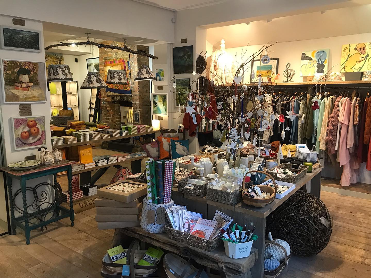 Interior shot of Greenfinch shop in Ticehurst